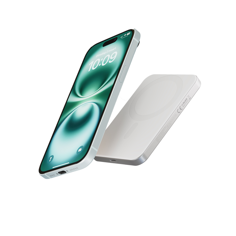 product image 1 - Zens Qi2 Powerbank Slim Aluminium Powerbank Qi2 5k mAh